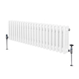 Traditionele 3 Kolom Radiator - 300 x 1012mm - Wit