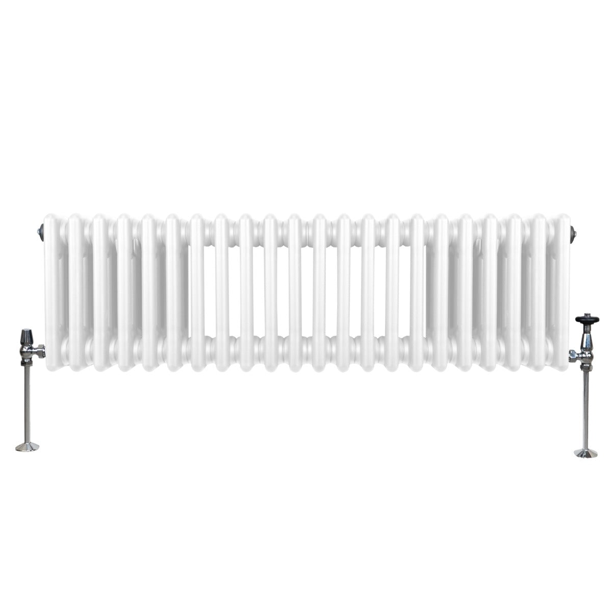 Traditionele 3 Kolom Radiator - 300 x 1012mm - Wit