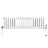 Traditionele 3 Kolom Radiator - 300 x 1012mm - Wit