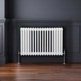 Traditionele 3 Kolom Radiator - 600 x 832mm - Wit