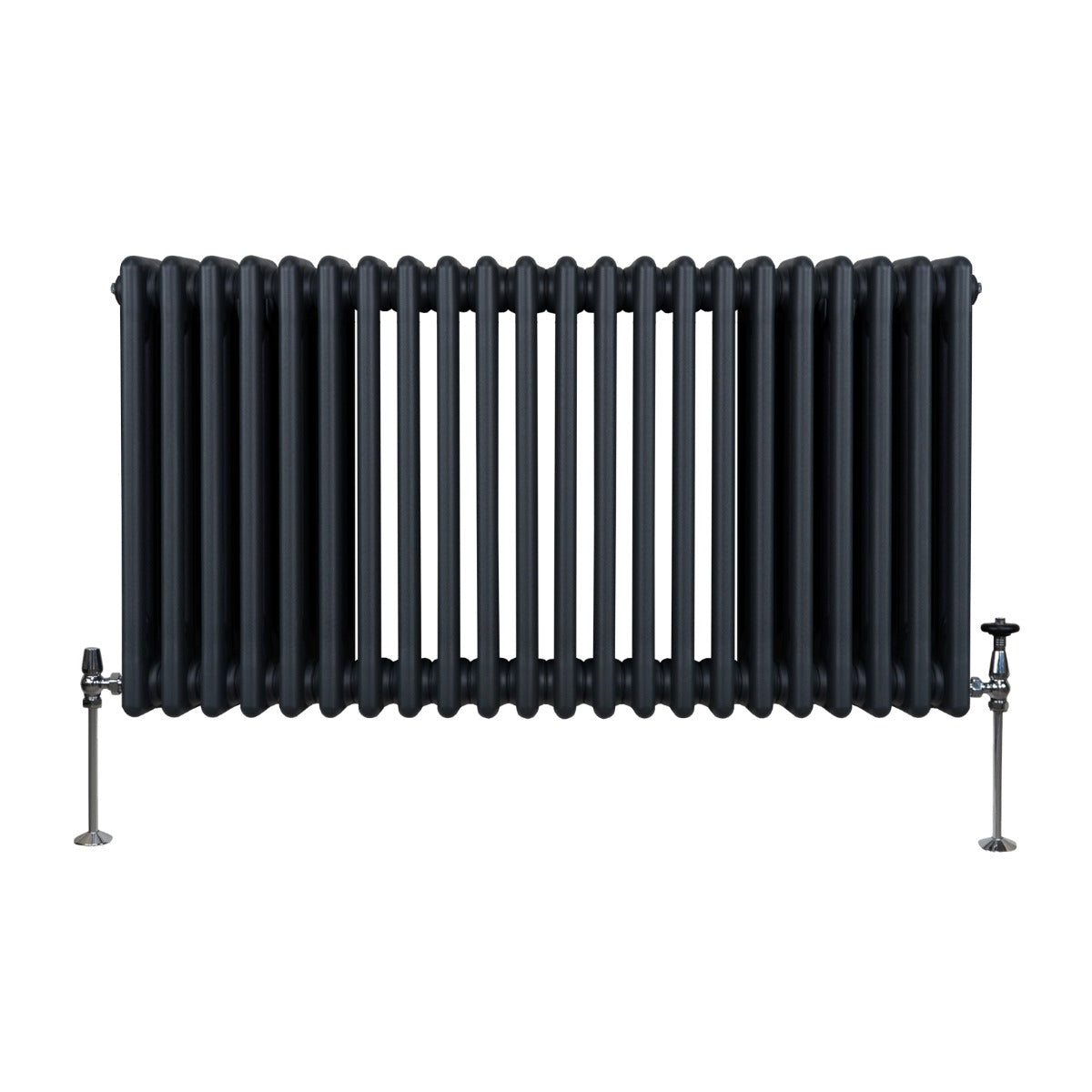 Traditionele 3 Kolom Radiator - 600 x 1012mm - Antraciet Grijs