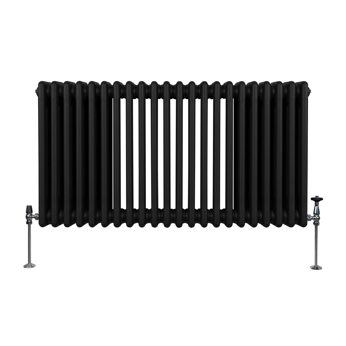 Traditionele 3 Kolom Radiator - 600 x 1012mm - Zwart