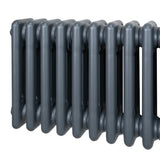 Traditionele 3 Kolom Radiator - 600 x 1192mm - Antraciet Grijs