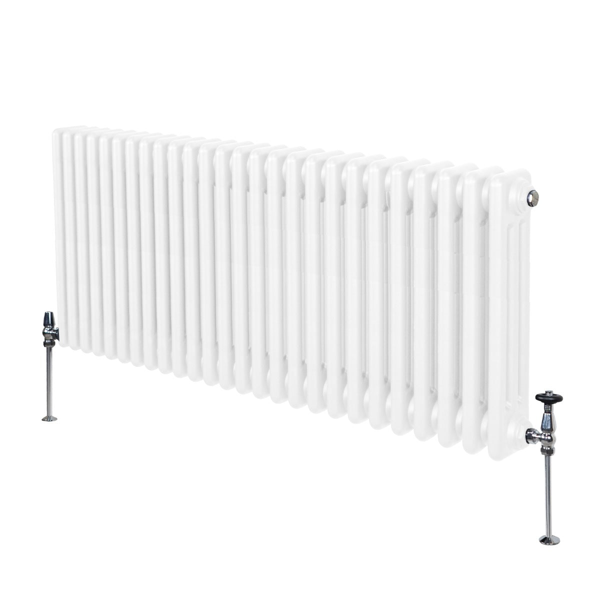 Traditionele 3 Kolom Radiator - 600 x 1192mm - Wit