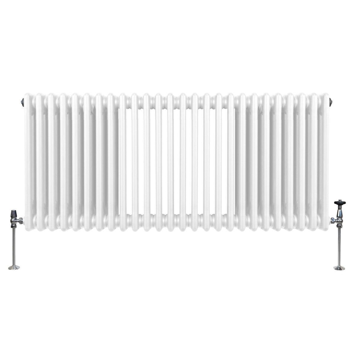 Traditionele 3 Kolom Radiator - 600 x 1192mm - Wit