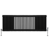 Traditionele 3 Kolom Radiator - 600 x 1462mm - Zwart