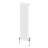 Traditionele 3 Kolom Verticaal Radiator - 1500 x 292mm - Wit