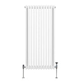 Traditionele 3 Kolom Verticaal Radiator - 1500 x 562mm - Wit