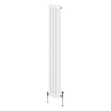 Traditionele 3 Kolom Verticaal Radiator - 1800 x 202mm - Wit