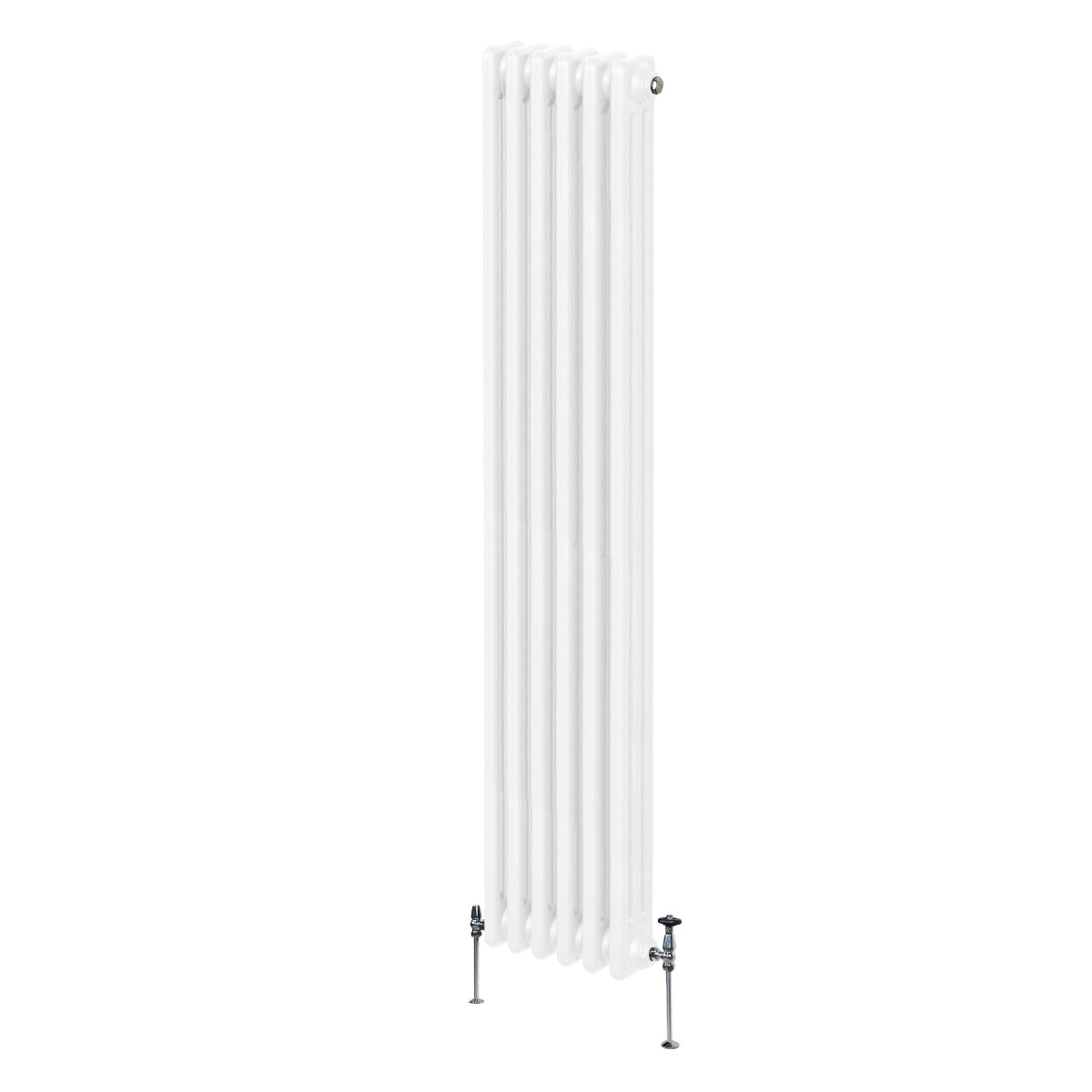 Traditionele 3 Kolom Verticaal Radiator - 1800 x 292mm - Wit