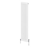 Traditionele 3 Kolom Verticaal Radiator - 1800 x 292mm - Wit