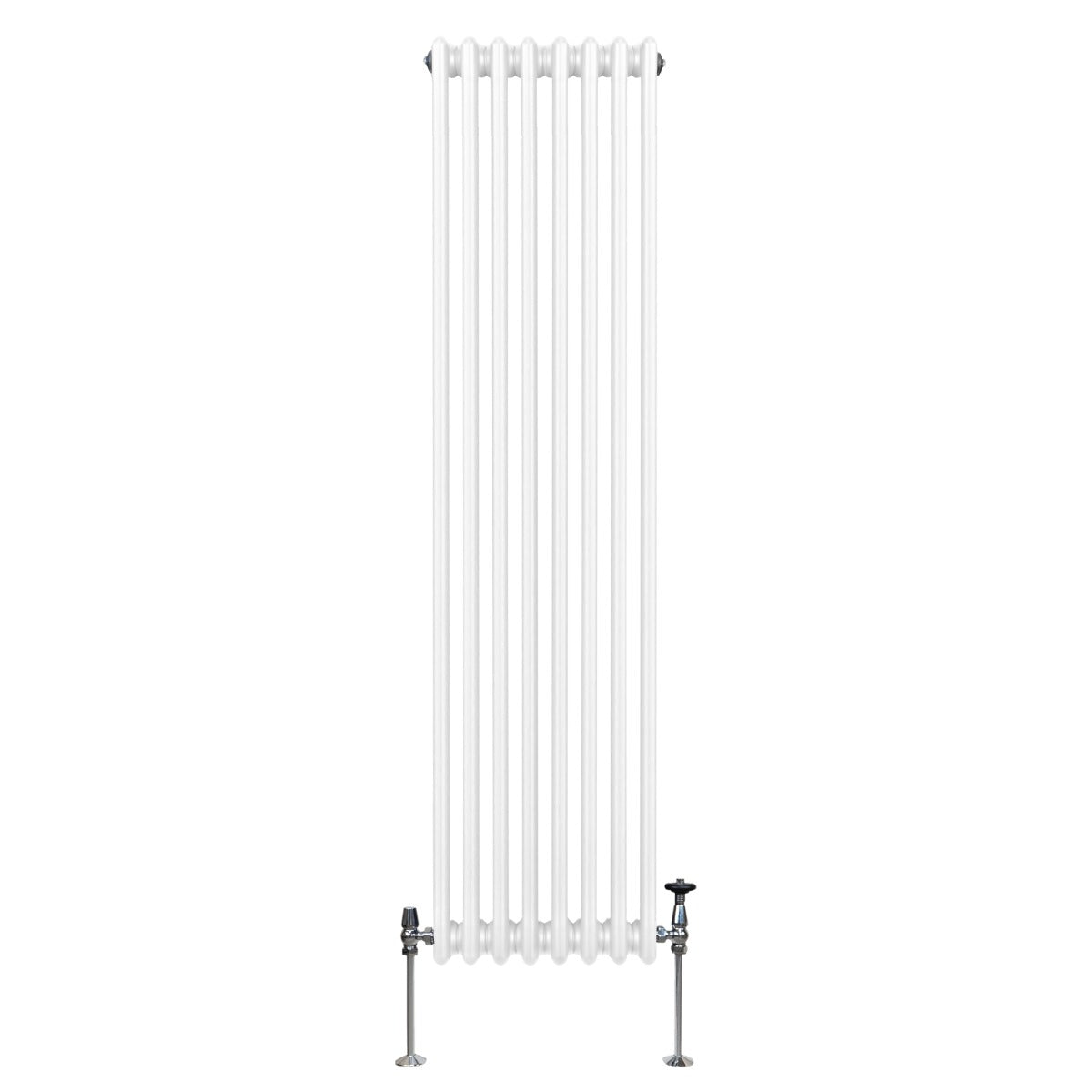 Traditionele 3 Kolom Verticaal Radiator - 1800 x 382mm - Wit