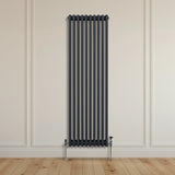 Traditionele 3-kolomsradiator - 1800 x 472 mm - Antracietgrijs