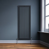 Traditionele 3-kolomsradiator - 1800 x 562 mm - Antracietgrijs