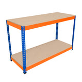 Werkbank met 2 Legplanken S-Rax - 150cm x 60cm x 90cm