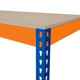 Werkbank met 2 Legplanken S-Rax - 150cm x 60cm x 90cm