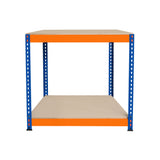 Werkbank met 2 Planken S-Rax - 90cm x 60cm x 90cm