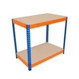 Werkbank met 2 Planken S-Rax - 90cm x 60cm x 90cm