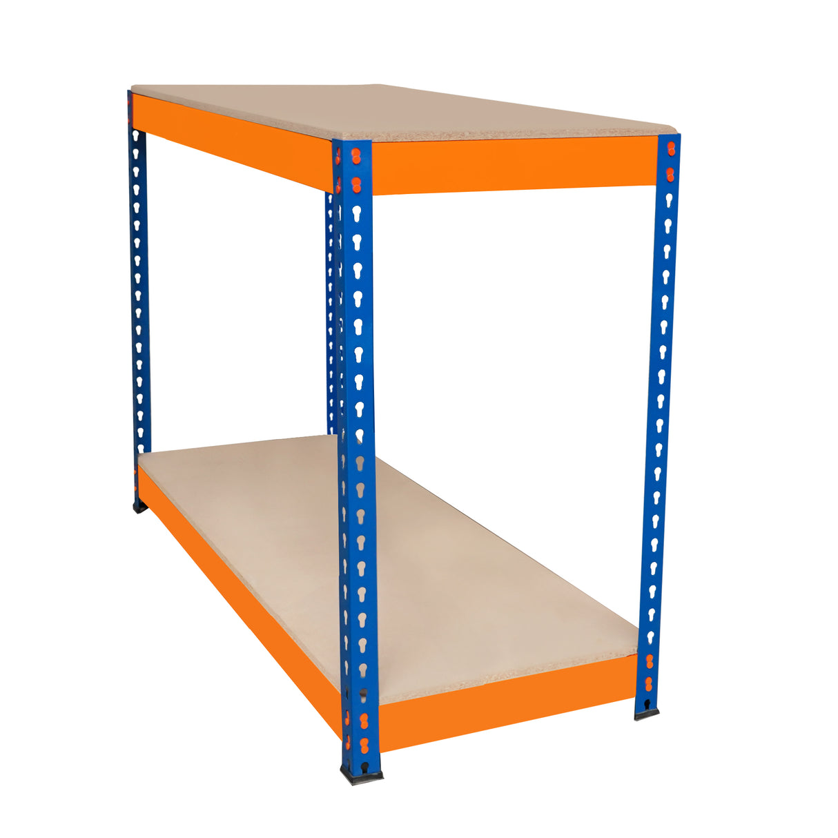 Werkbank met 2 Planken S-Rax - 120cm x 45cm x 90cm