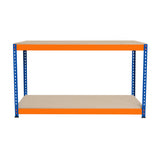 Werkbank met 2 Planken S-Rax - 150 cm x 45 cm x 90 cm