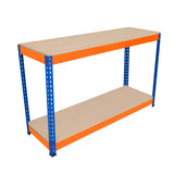 Werkbank met 2 Planken S-Rax - 150 cm x 45 cm x 90 cm