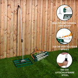 2-in-1 Verticuteer- en Gazonvlakker Set van 50 cm - Groen