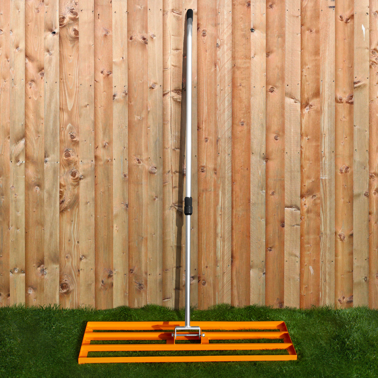 2-in-1 Verticuteer- en Gazonvlakker Set van 100 cm - Oranje