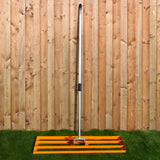 2-in-1 Verticuteer- en Gazonvlakker Set van 100 cm - Oranje