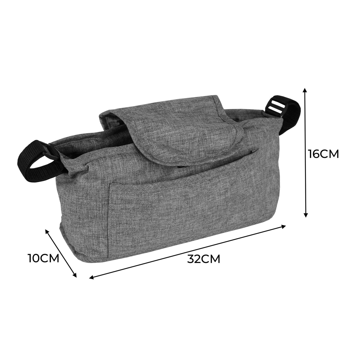 Stroller Organiser Bag - Grijs