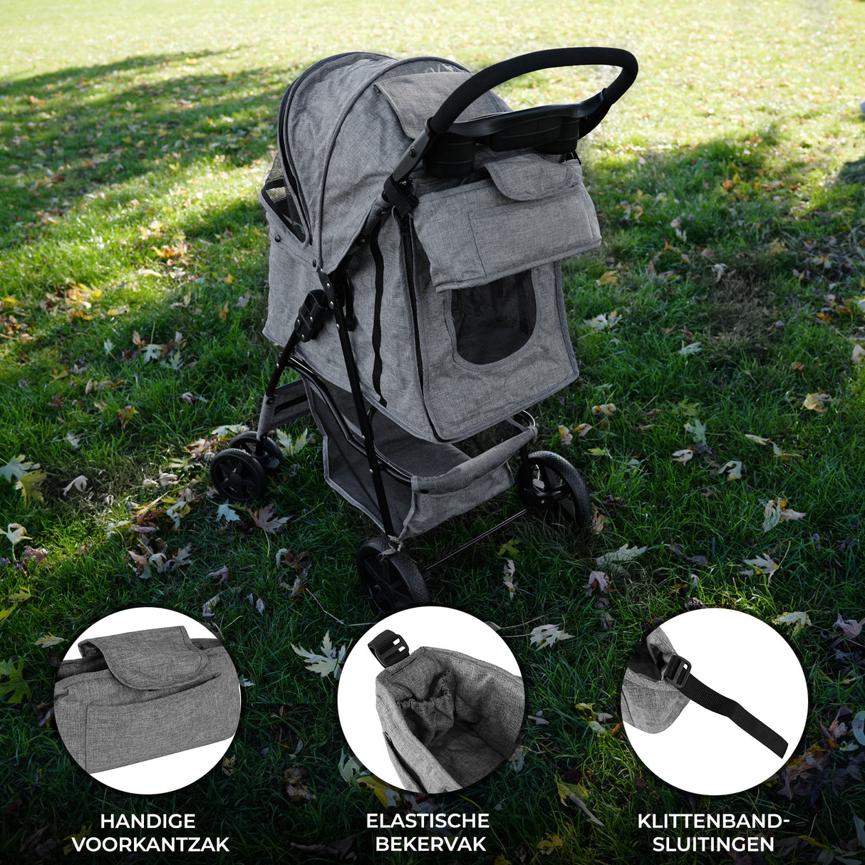 Stroller Organiser Bag - Grijs