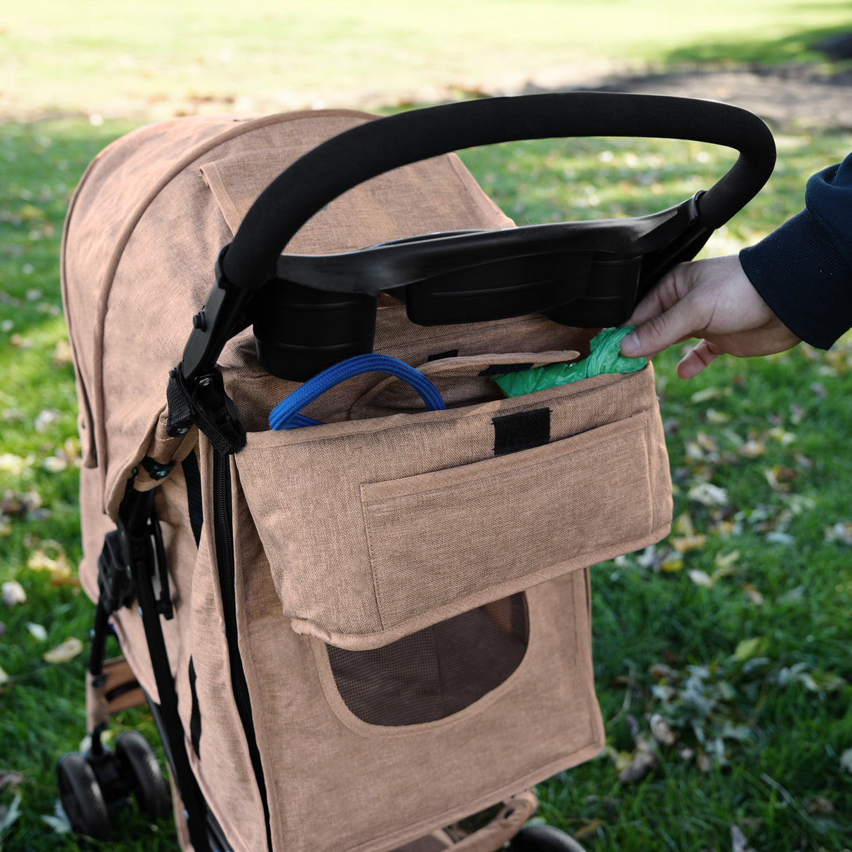 Stroller Organiser Bag - Beige