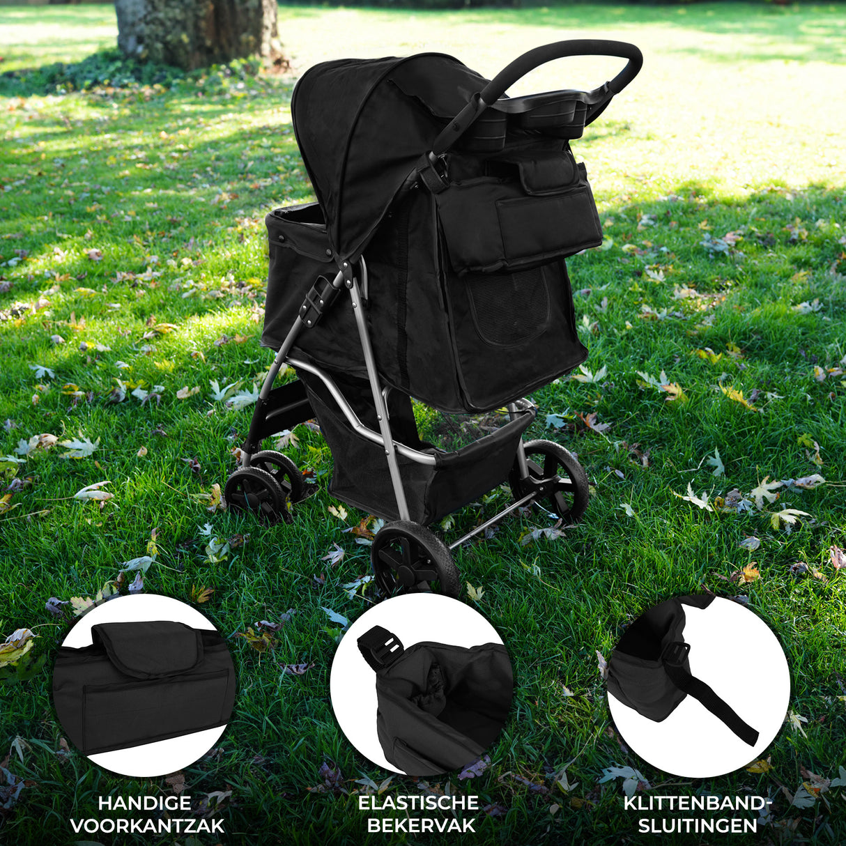 Stroller Organiser Bag - Zwart