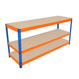 Werkbank met 3 Planken S-Rax - 180 cm x 60 cm x 90 cm