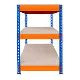 Werkbank met 3 Planken S-Rax - 120 cm x 60 cm x 90 cm