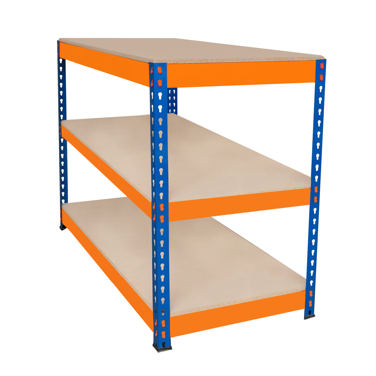 Werkbank met 3 Planken S-Rax - 120 cm x 60 cm x 90 cm