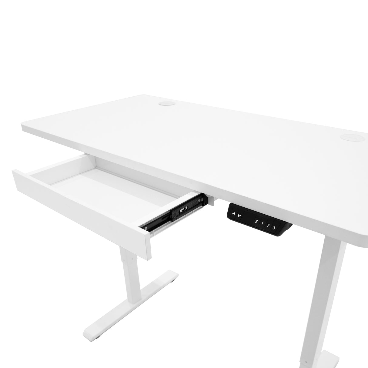 Elektrisch Zit-Sta Bureau met Lade – 120 cm x 60 cm