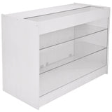 K1200 Glazen Toonbank Vitrine - Wit