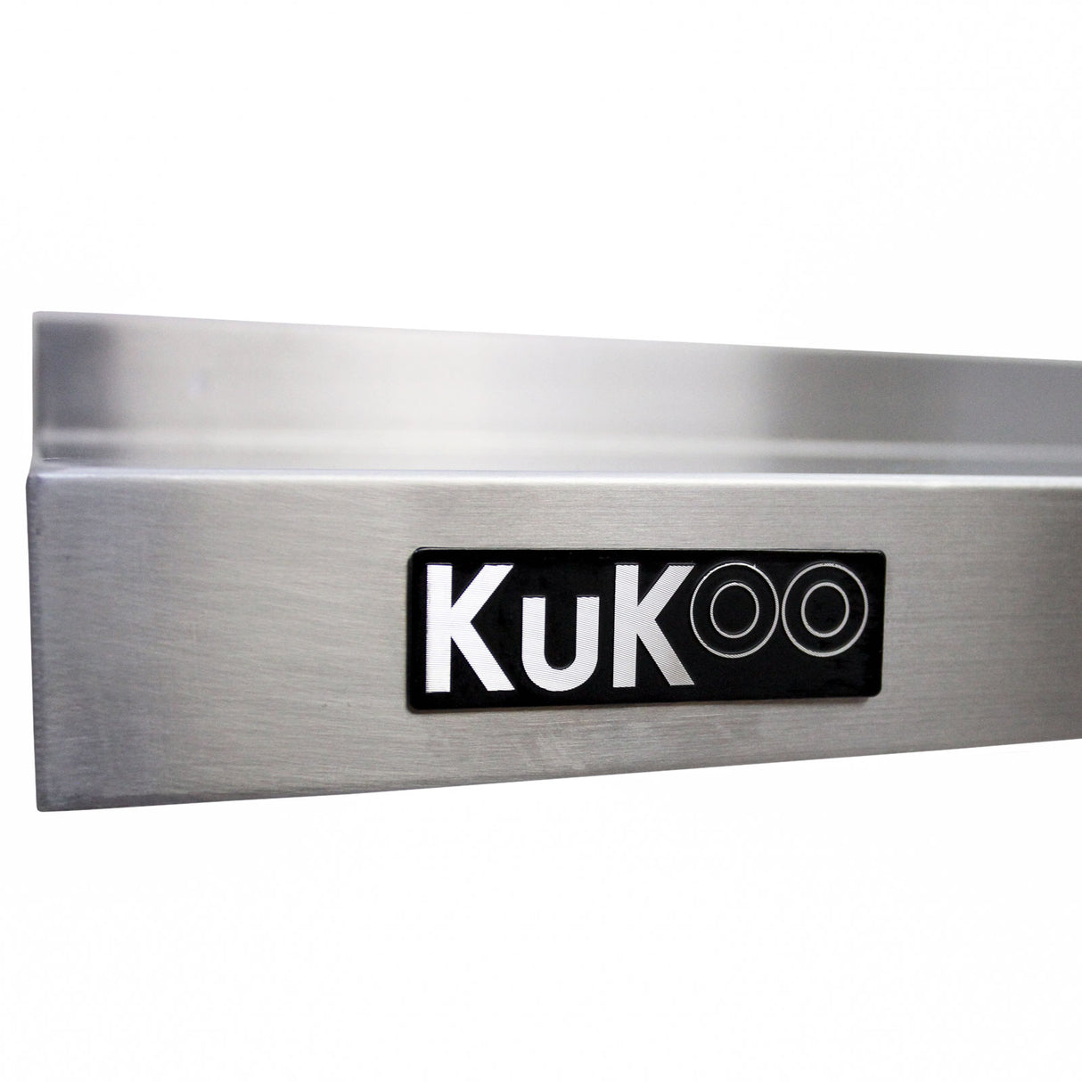 2x KuKoo Wandschap RVS - 90cm x 30cm