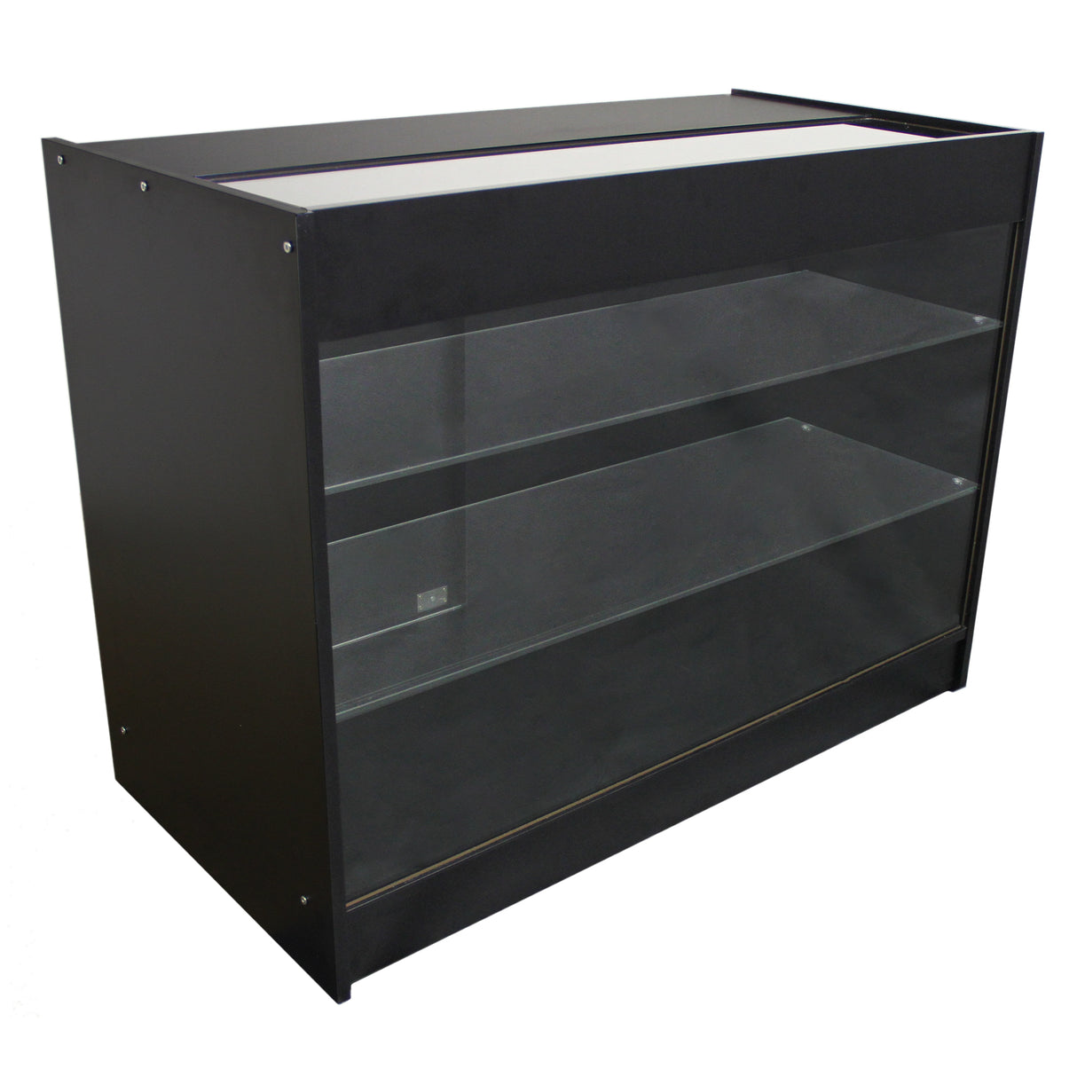 K1200 Glazen Toonbank Vitrine - Zwart