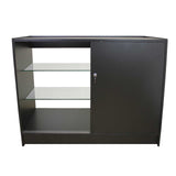 K1200 Glazen Toonbank Vitrine - Zwart