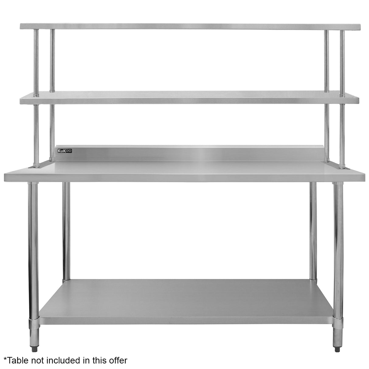 KuKoo - 2 x Bovenschap voor werktafel - 180 cm L