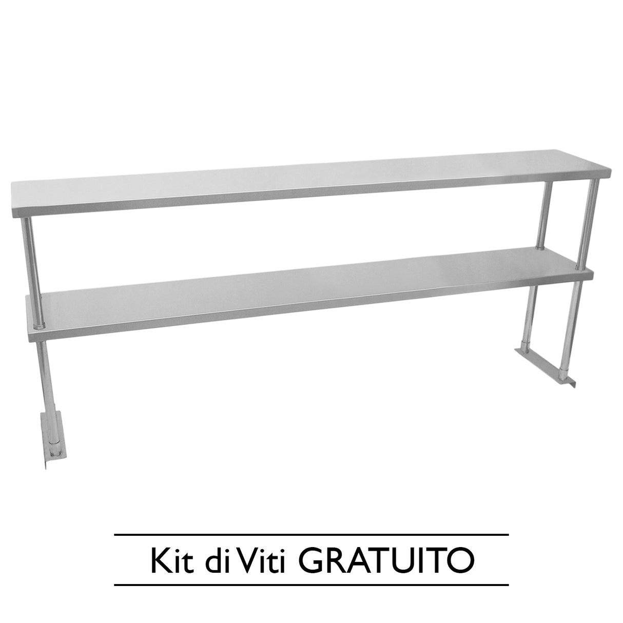 KuKoo - 2 x Bovenschap voor werktafel - 180 cm L