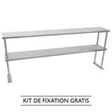 KuKoo - 2 x Bovenschap voor werktafel - 180 cm L