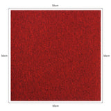 40 x Carpet Tiles Scarlet Red 10m2