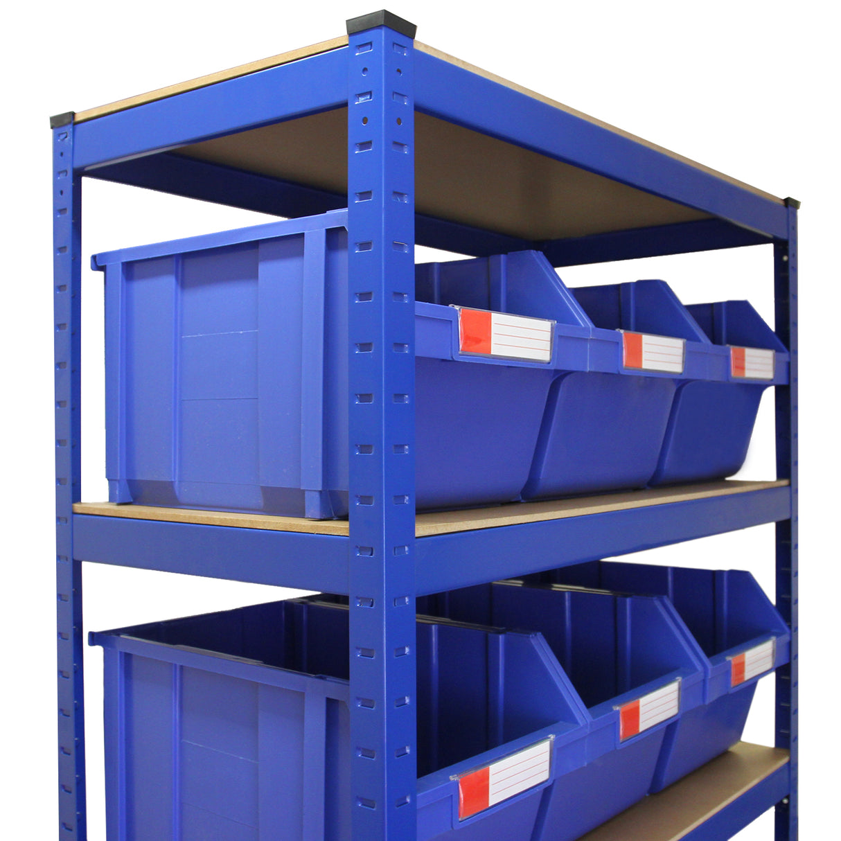 T-RAX Stellingkast - Blauw - 12 Bakken - Monster Racking