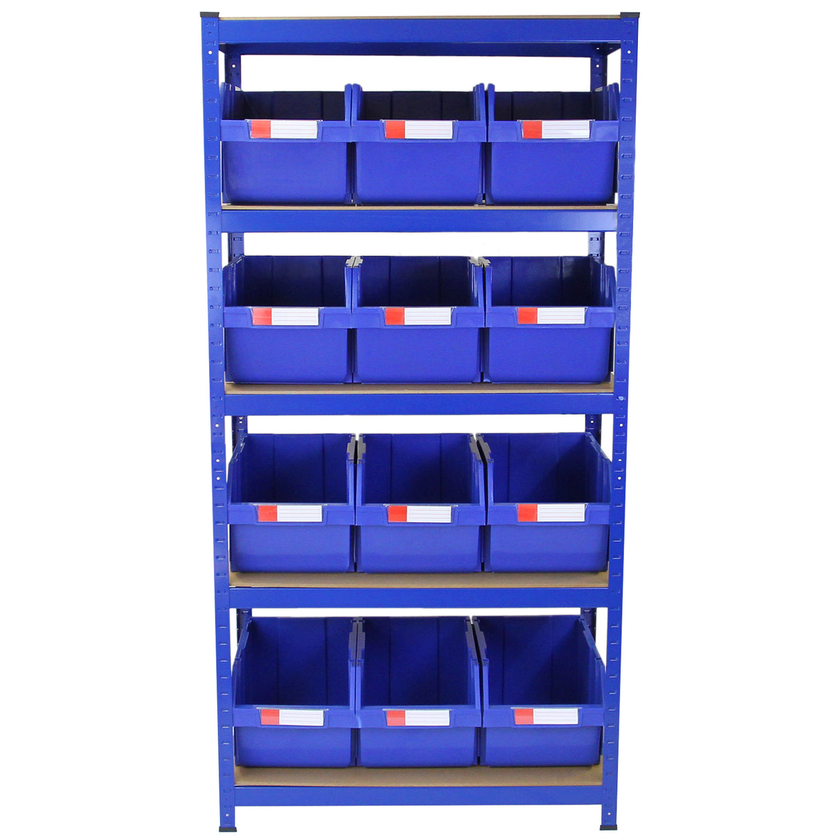 T-RAX Stellingkast - Blauw - 12 Bakken - Monster Racking