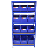 T-RAX Stellingkast - Blauw - 12 Bakken - Monster Racking