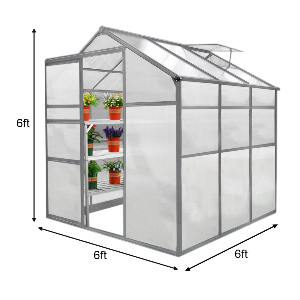 Kweekkas Plantenkas - 1.8m x 1.8m - Zonder basis