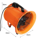 MAXBLAST Professionele Ventilator 320 W 250 Ø + 12 m slang