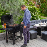 BBQ Grill Rookoven - XL - Zwart